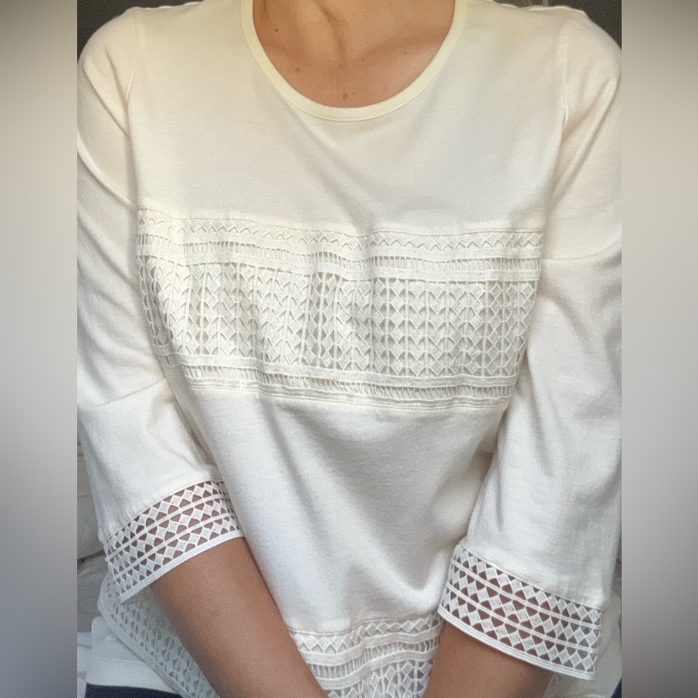 Christopher & Banks Off-White Top